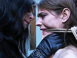 Mandy whips kimberly kills Filthy shemale domme playing